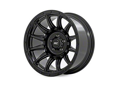Rough Country 90 Series Gloss Black 6-Lug Wheel; 18x9; 0mm Offset (05-15 Tacoma)