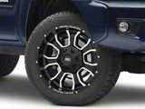 Rough Country 93 Series Matte Black Milled 6-Lug Wheel; 20x9; 0mm Offset (05-15 Tacoma)