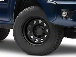 Rough Country Steel Gloss Black 6-Lug Wheel; 17x9; -12mm Offset (05-15 Tacoma)