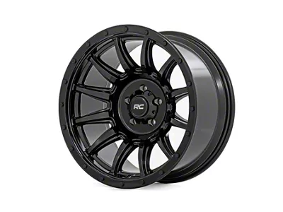 Rough Country 90 Series Gloss Black 6-Lug Wheel; 18x9; 0mm Offset (10-24 4Runner)