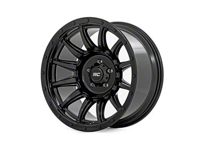 Rough Country 90 Series Gloss Black 6-Lug Wheel; 20x10; -19mm Offset (10-24 4Runner)