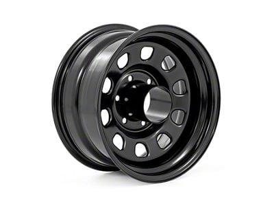 Rough Country Steel Black 6-Lug Wheel; 17x9; 0mm Offset (10-24 4Runner)