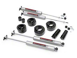 Rough Country Suspension 1.50-Inch Spacer Lift Kit with Shocks (97-06 Jeep Wrangler TJ)