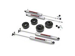 Rough Country Suspension 1.75-Inch Suspension Lift Kit with Shocks (07-18 Jeep Wrangler JK)