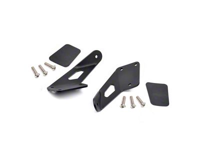 Rough Country 20-Inch LED Light Bar Hood Mounting Brackets (97-06 Jeep Wrangler TJ)