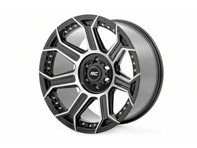 Rough Country 89 Series Black Machined Gun Metal 6-Lug Wheel; 20x9; 18mm Offset (24-25 Tacoma)