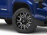 Rough Country 93 Series Matte Black Milled 6-Lug Wheel; 20x9; 0mm Offset (24-26 Tacoma)