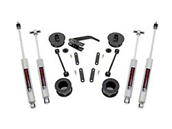 Rough Country Suspension 2.50-Inch Series II Suspension Lift Kit with Shocks (07-18 Jeep Wrangler JK)