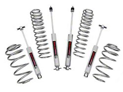 Rough Country Suspension 2.50-Inch Suspension Lift Kit with Premium N2.0 Shocks (97-06 2.4L or 2.5L Jeep Wrangler TJ)