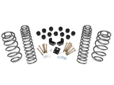 Rough Country 3.75-Inch Suspension and Body Combo Lift Kit (97-06 4.0L Jeep Wrangler TJ)