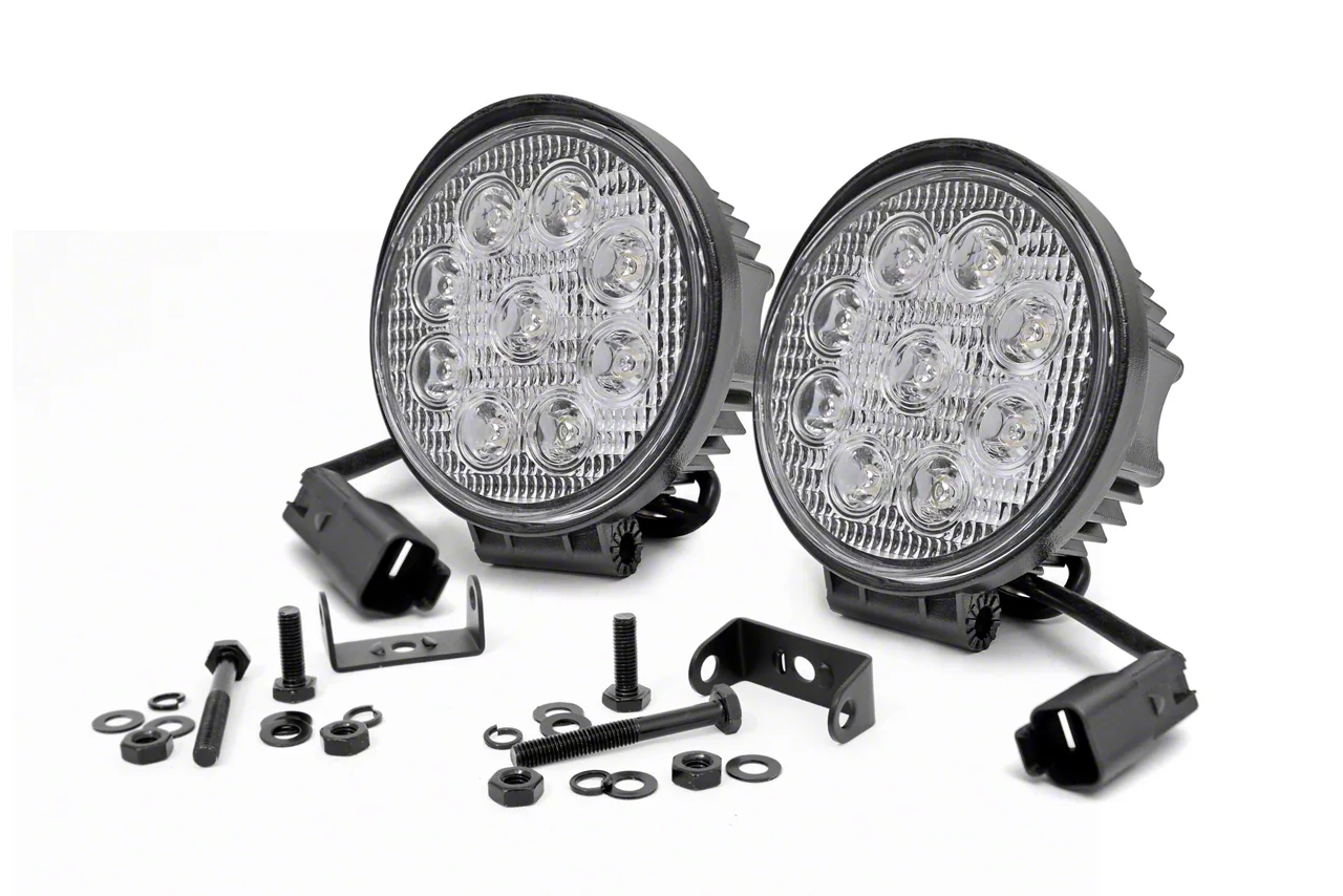KC HiLiTES Jeep Wrangler 4-Inch Rally 400 Round Halogen