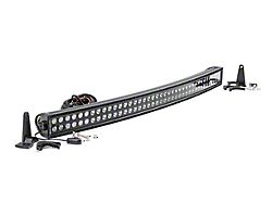 Rough Country Offroad 40-Inch Black Series Curved Dual Row LED Light Bar; Flood/Spot Combo Beam (Universal; Some Adaptation May Be Required)