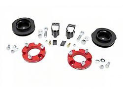 Rough Country Suspension 2-Inch Spacer Suspension Lift Kit; Anodized Red (10-24 4WD 4Runner w/ X-REAS System, Excluding TRD Pro)