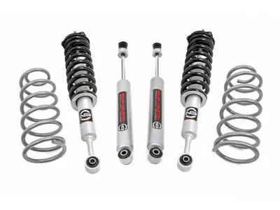 Rough Country 3-Inch Suspension Lift Kit with Front M1 Struts and Rear M1 Shocks (10-24 4Runner w/o X-REAS System, Excluding TRD Pro)