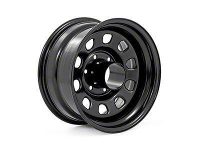 Rough Country Steel Black 6-Lug Wheel; 17x9; 0mm Offset (03-09 4Runner)