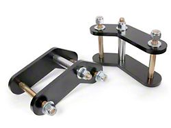 Rough Country Boomerang Lift Shackles; Front 1-1/4-Inch (76-95 Jeep CJ5, CJ7 & Wrangler YJ)