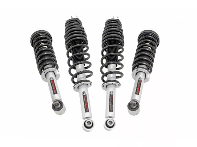 Squatch Shocks Rough Country Suspension Bronco 2-Inch Suspension Lift Kit with M1 ...