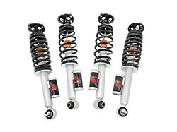 Rough Country Suspension 2-Inch Suspension Lift Kit with M1R Reservoir Struts (21-25 Bronco w/o Sasquatch Package, Excluding Badlands, First Edition, Raptor & Wildtrack)