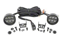 Rough Country Suspension 3.50-Inch Round Amber DRL LED Ditch Light Kit (21-25 Bronco)
