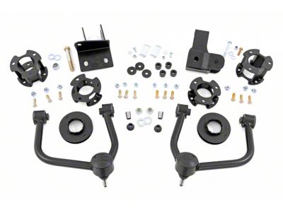 Rough Country 3.50-Inch Upper Control Arm Suspension Lift Kit (21-25 Bronco 4-Door w/o Sasquatch Package, Excluding Badlands, First Edition, Raptor & Wildtrack)