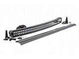 Rough Country 40-Inch Black Series Curved Dual Row LED Light Bar; Flood/Spot Combo Beam (Universal; Some Adaptation May Be Required)