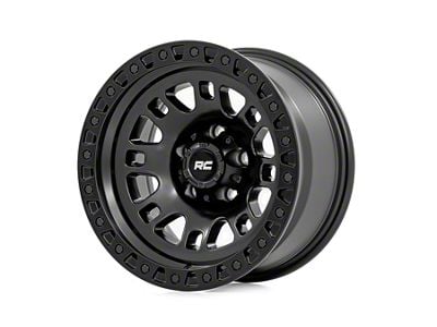 Rough Country 82 Series Semi Gloss Black 6-Lug Wheel; 17x9; -12mm Offset (21-25 Bronco, Excluding Raptor)