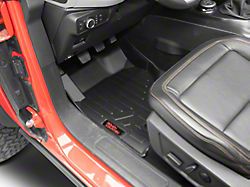 Rough Country Heavy Duty Front and Rear Floor Mats; Black (21-24 Bronco 4-Door)