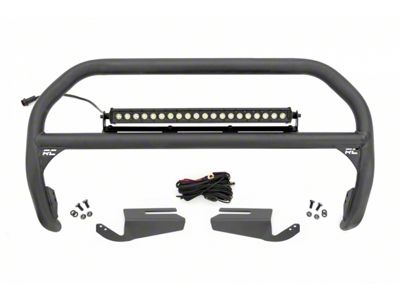 Rough Country Nudge Bar with 20-Inch Black Series LED Light Bar (21-25 Bronco w/ Modular Front Bumper)