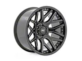 Rough Country 95 Series Gloss Black Machined 6-Lug Wheel; 20x10; -25mm Offset (21-26 Bronco, Excluding Raptor)