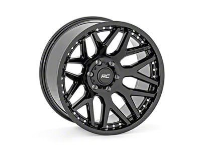 Rough Country 95 Series Matte Black 6-Lug Wheel; 22x10; -25mm Offset (21-25 Bronco, Excluding Raptor)