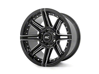 Rough Country 88 Series Gloss Black 6-Lug Wheel; 17x9; 0mm Offset (21-25 Bronco, Excluding Raptor)