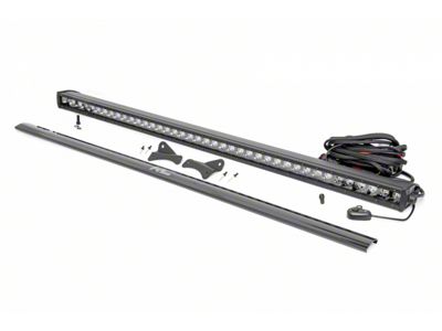 Rough Country 40-Inch Black Series LED Light Bar Roof Rack Kit (21-25 Bronco Sport)