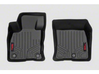 Rough Country Heavy Duty Front Floor Mats; Black (21-25 Bronco Sport)