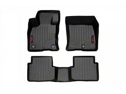Rough Country Heavy Duty Front and Rear Floor Mats; Black (21-25 Bronco Sport)
