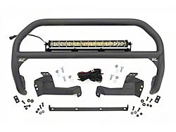 Rough Country Nudge Bar with 20-Inch Chrome Series LED Light Bar (21-26 Bronco Sport)