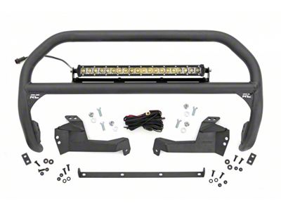Rough Country Nudge Bar with 20-Inch Chrome Series LED Light Bar (21-25 Bronco Sport)