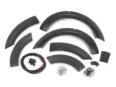 Rough Country Pocket Fender Flares; Flat Black (21-25 Bronco Sport)