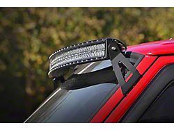 Rough Country Suspension 50-Inch Curved LED Light Bar Upper Windshield Mounting Brackets (84-01 Jeep Cherokee XJ)