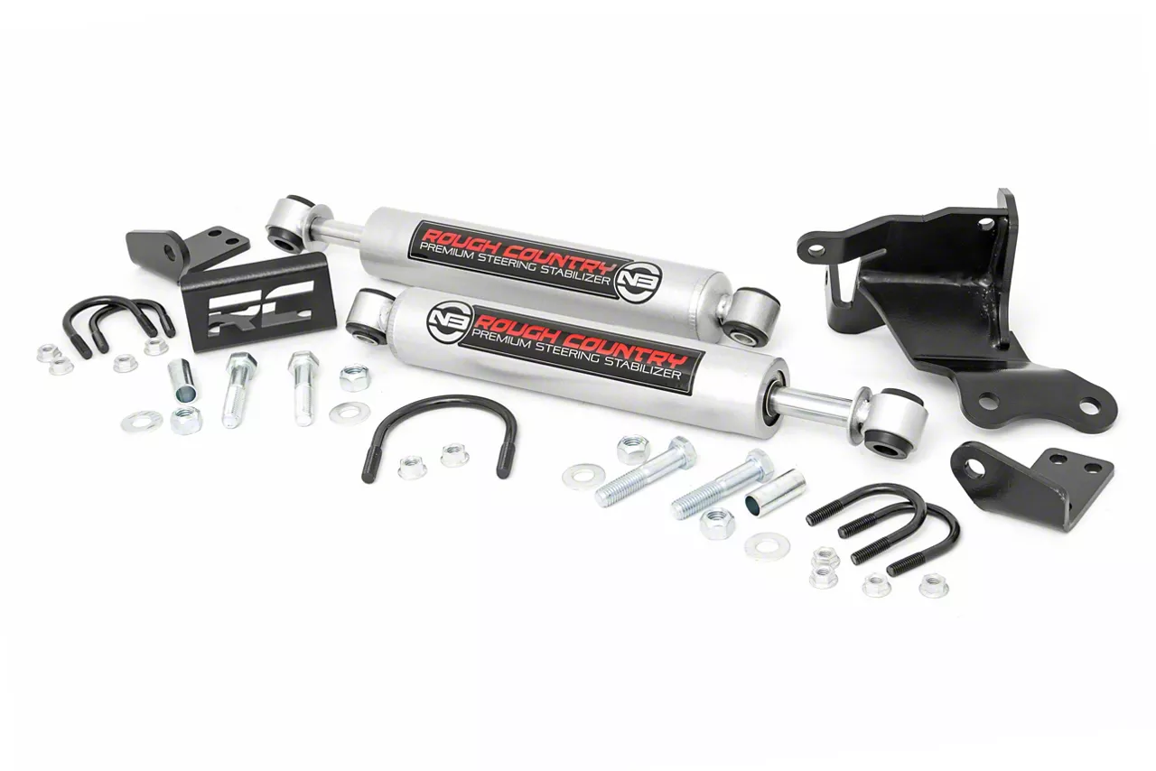 Rough Country Suspension Jeep Wrangler Dual N3 Steering
