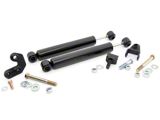 Rough Country Suspension Stacked Dual Steering Stabilizer for 2.50 to 6.50-Inch Lift (97-06 Jeep Wrangler TJ)