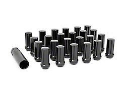 Rough Country Black 7-Spline Lug Nut Kit; M12 x 1.25; Set of 24 (05-25 Frontier)