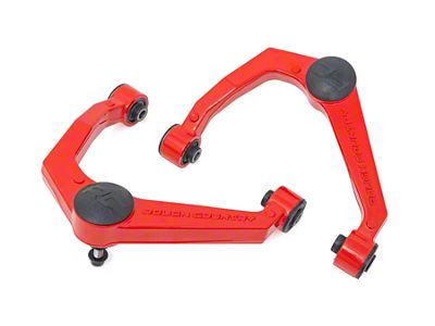 Rough Country Forged Upper Control Arms; Red (05-25 4WD Frontier)
