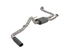 Rough Country Performance Single Exhaust System with Black Tip; Side Exit (22-25 Frontier)