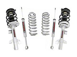 Rough Country Suspension 2-Inch Lift Strut Kit (14-23 Jeep Cherokee KL w/o Active Drive Lock, Excluding Trailhawk, X)