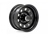 Rough Country Steel Gloss Black Wheel; 16x8; -6mm Offset (84-01 Jeep Cherokee XJ)