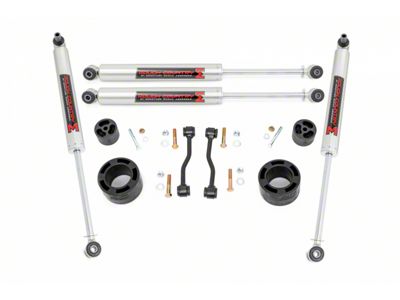 Rough Country 2.50-Inch Front Leveling Kit with M1 Monotube Shocks (20-25 Jeep Gladiator JT, Excluding Mojave)