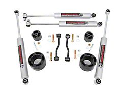 Rough Country Suspension 2.50-Inch Front Leveling Kit with Premium N3 Shocks (24-25 Jeep Gladiator JT)