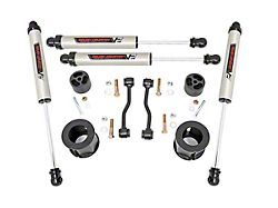 Rough Country Suspension 2.50-Inch Front Leveling Kit with V2 Monotube Shocks (20-25 Jeep Gladiator JT, Excluding Mojave)