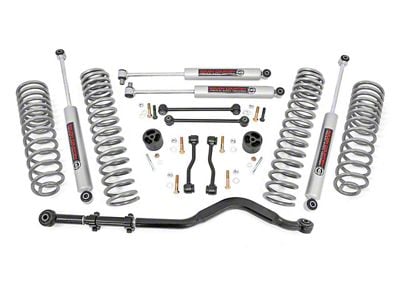 Rough Country Suspension 3.50-Inch Suspension Lift Kit with Premium N3 Shocks (24-25 Jeep Gladiator JT)