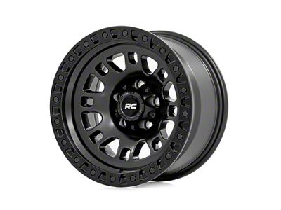 Rough Country 79 Series Semi Gloss Black with Bronze Ring Wheel; 18x9; 0mm Offset (20-25 Jeep Gladiator JT)